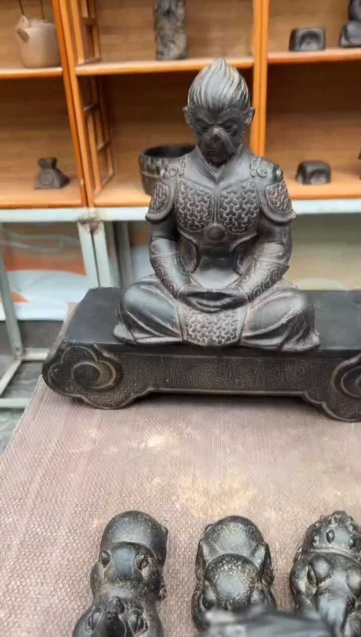 陶土大悟空+云台小底座