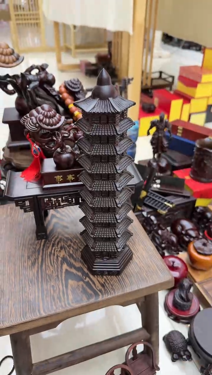 【闪购商品】黑檀文昌塔淘多奇好物