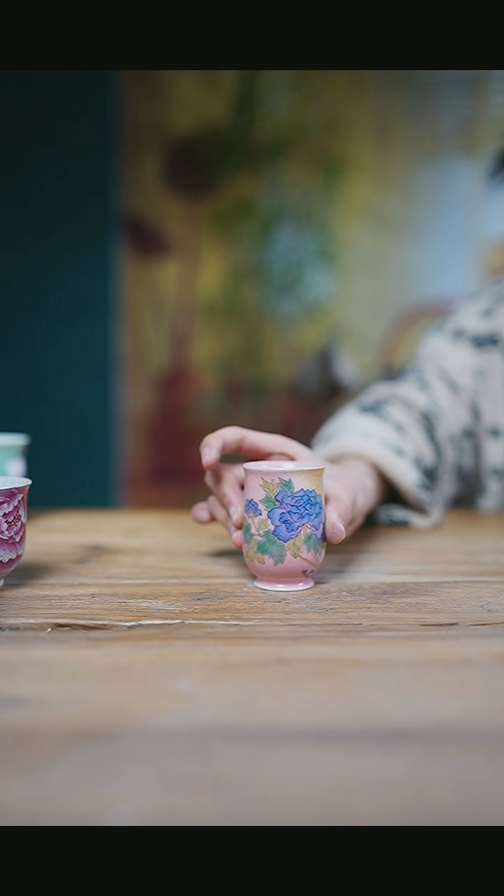 【闪购商品】景德镇杯碗柴烧多人