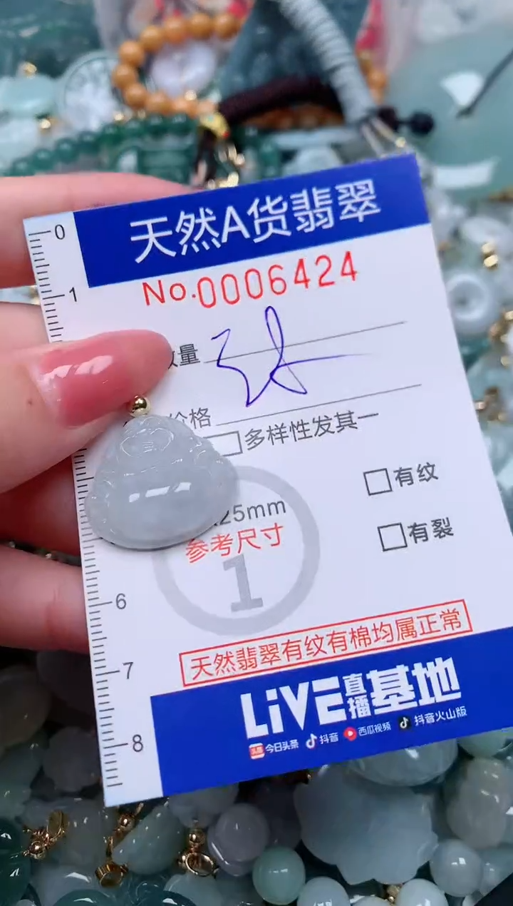 【闪购商品】翡翠颈饰未镶嵌00006424