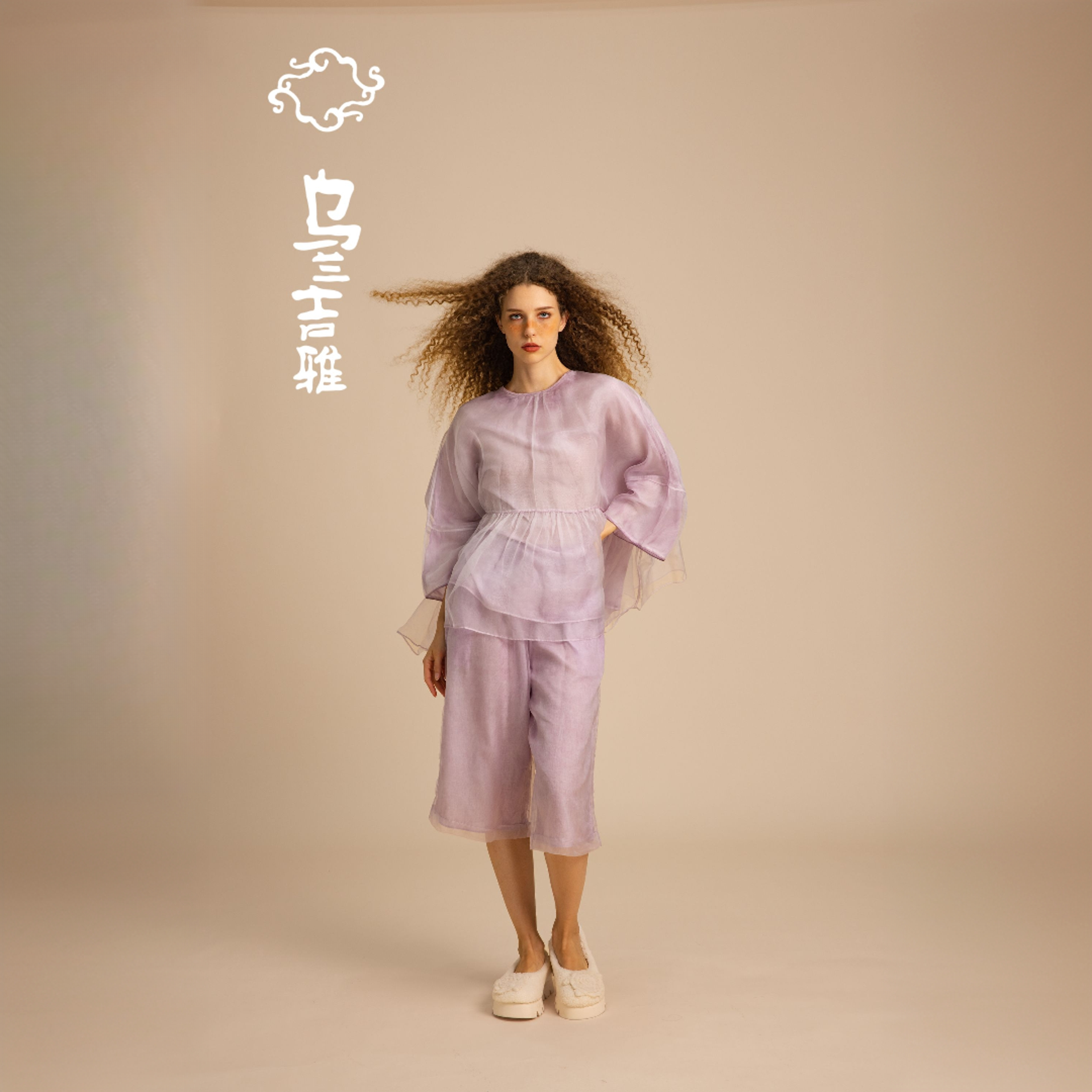 乌兰吉雅 原创设计高端女装尕朵中长裙