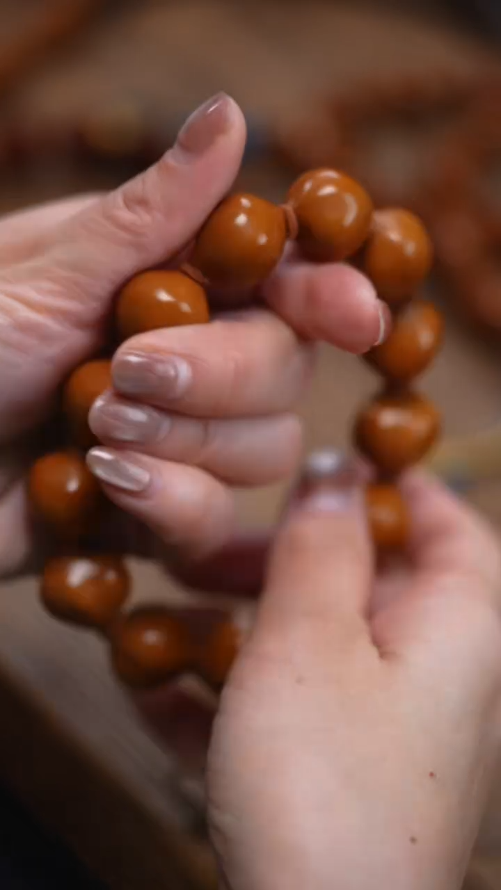 手串/手链橄榄核异型 蜜桃核 17mm