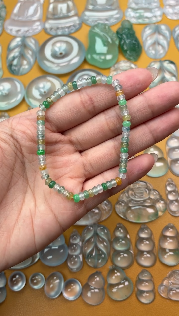 吊坠(不含链)未镶嵌翡翠4 手串 4.5