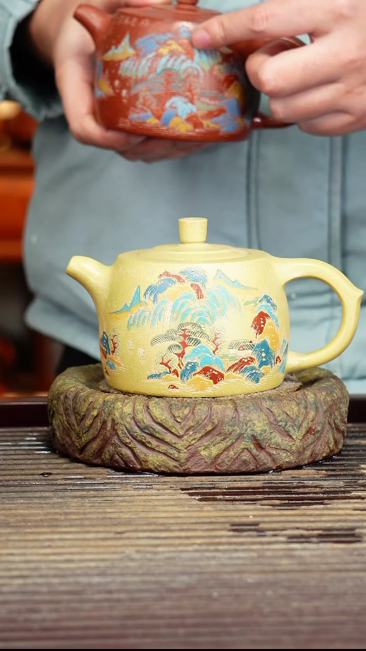 宜兴原矿紫砂壶茶壶280c