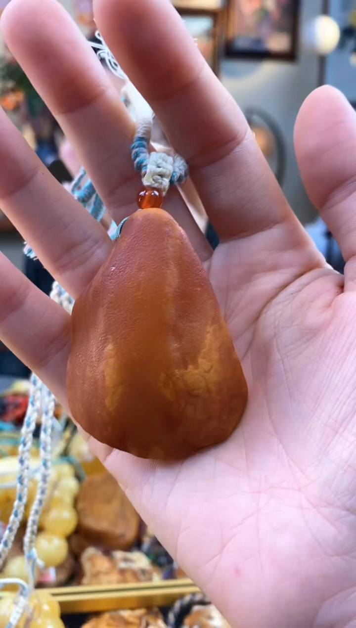 【闪购商品】琥珀颈饰未镶嵌吊坠