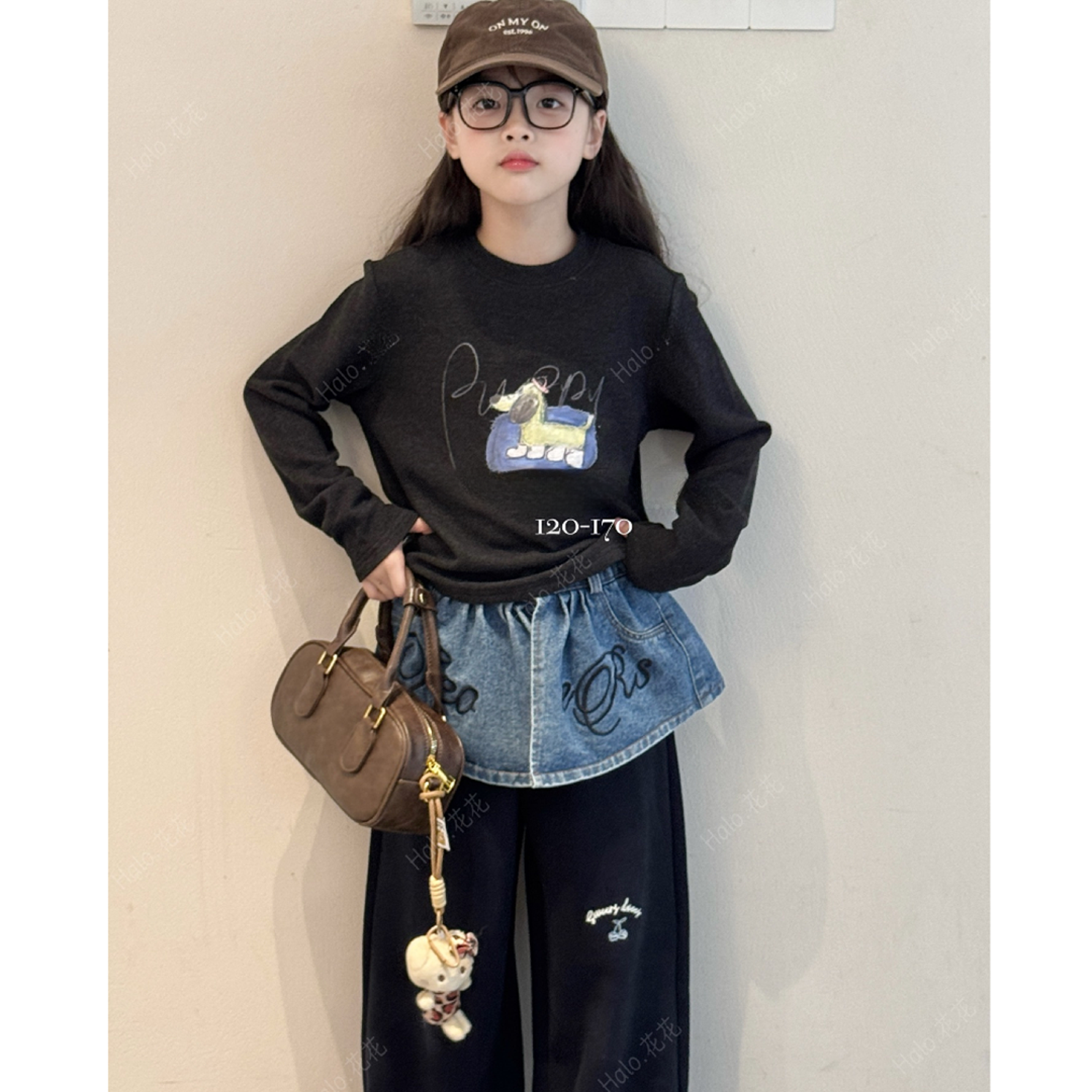 【haobaby】腊肠小狗舒适打底衫T恤5900