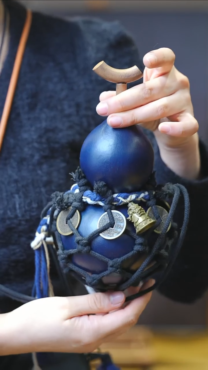 【闪购商品】XL154大漆酒葫芦不包手串及旋转底座