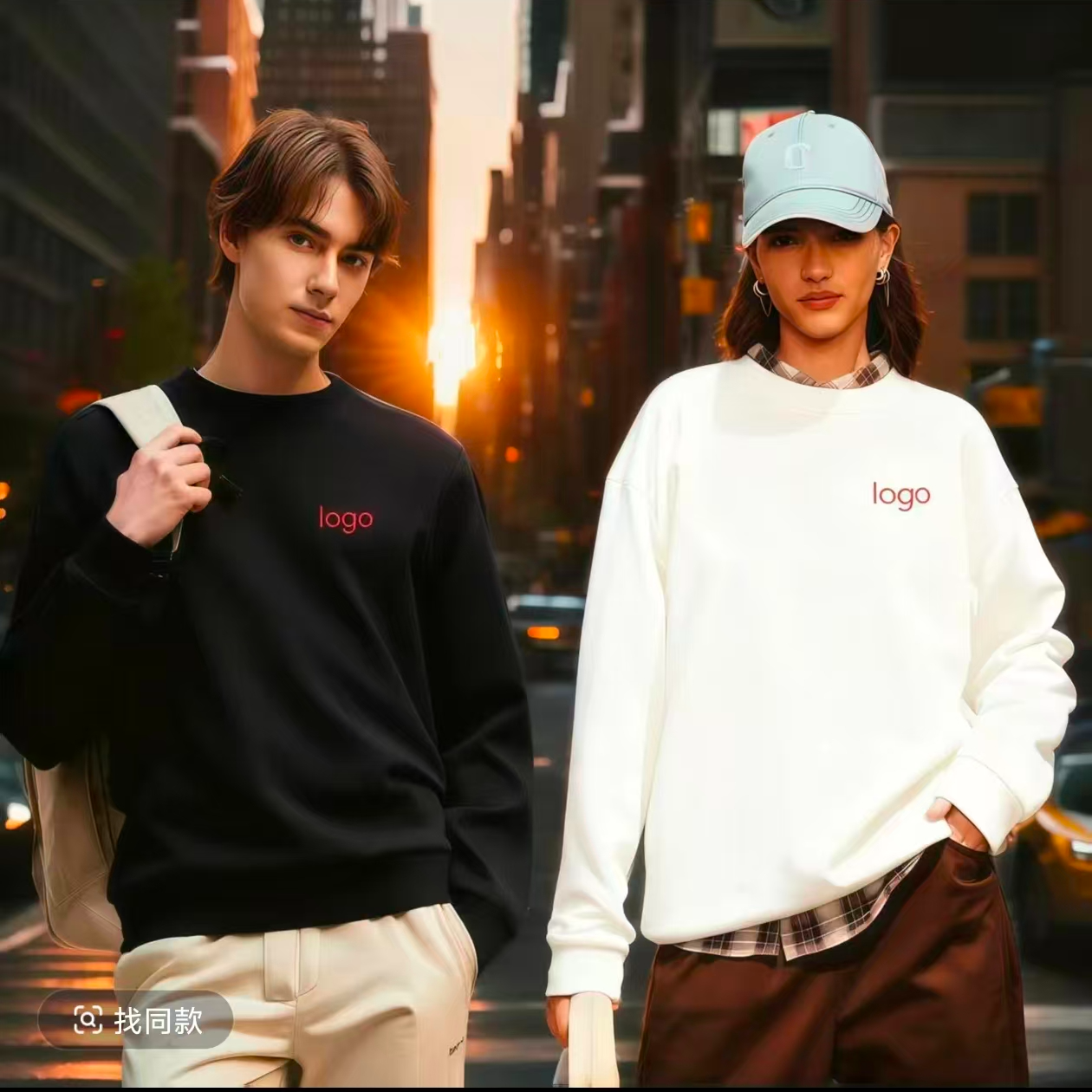 【F刺绣款】秋冬秋季时尚夹克套头加厚冬季卫衣套头衫常规款刺绣