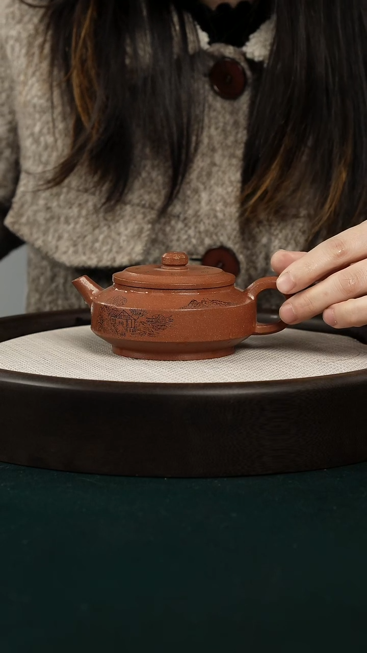 【闪购商品】紫砂茶壶降坡泥手工周盘