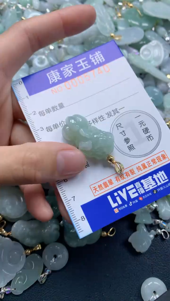 颈饰未镶嵌翡翠5740