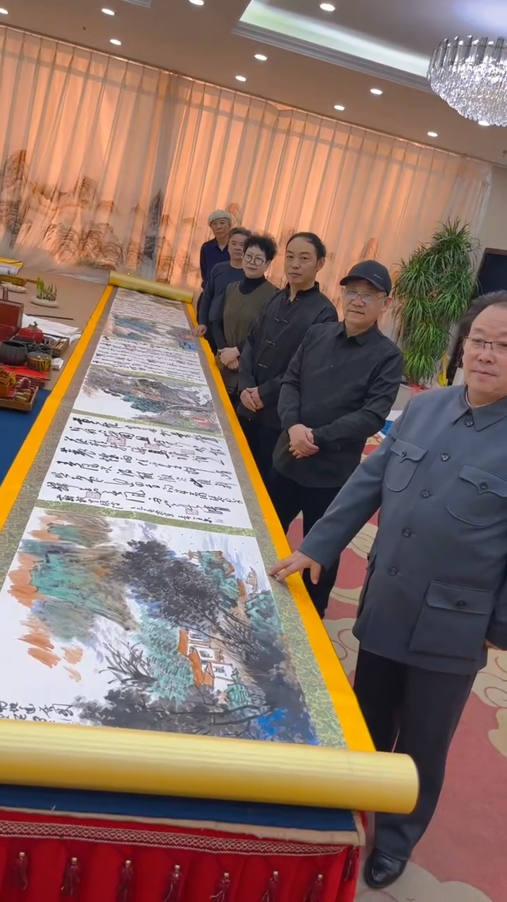 【闪购商品】书法秦全长卷10米1米