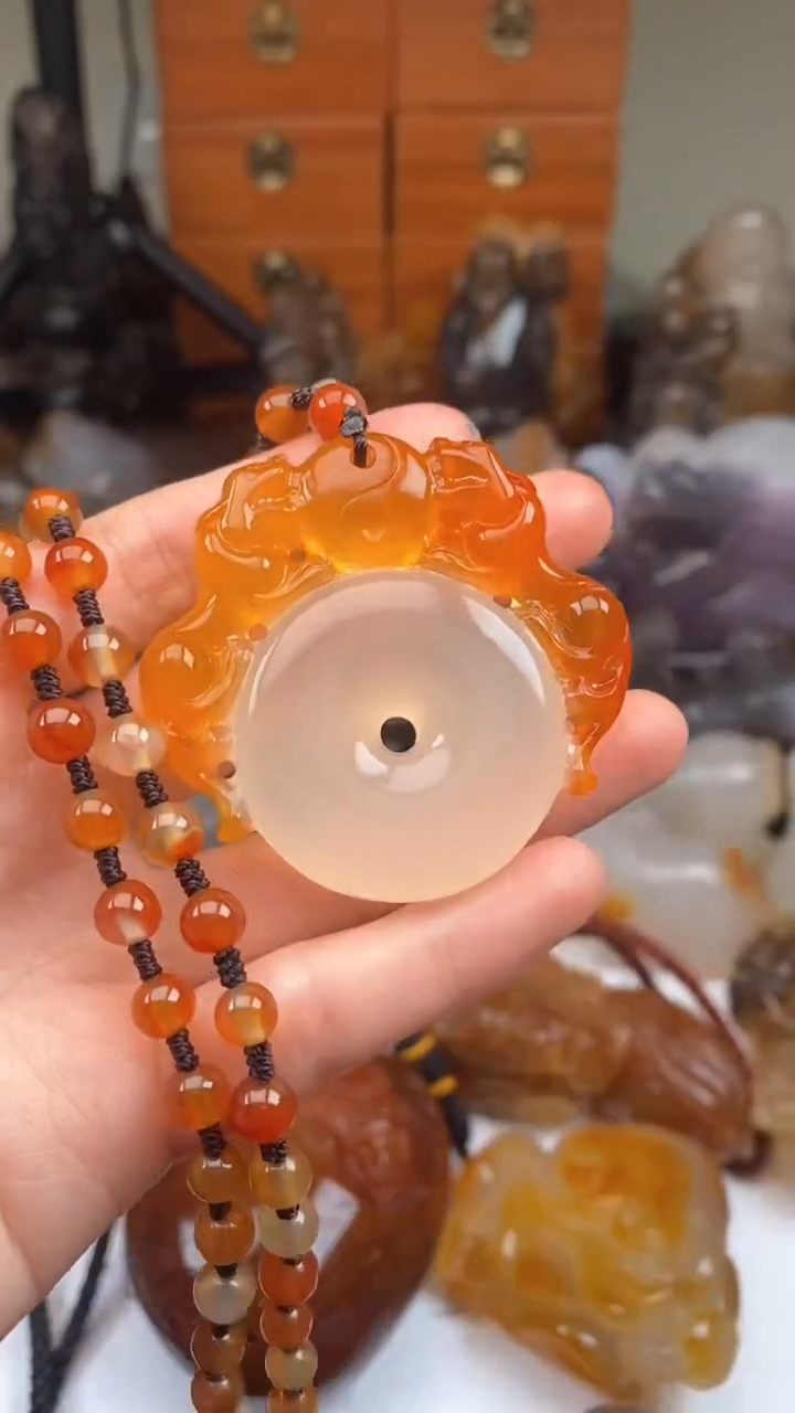 【闪购商品】玛瑙/玉髓颈饰未镶嵌AA