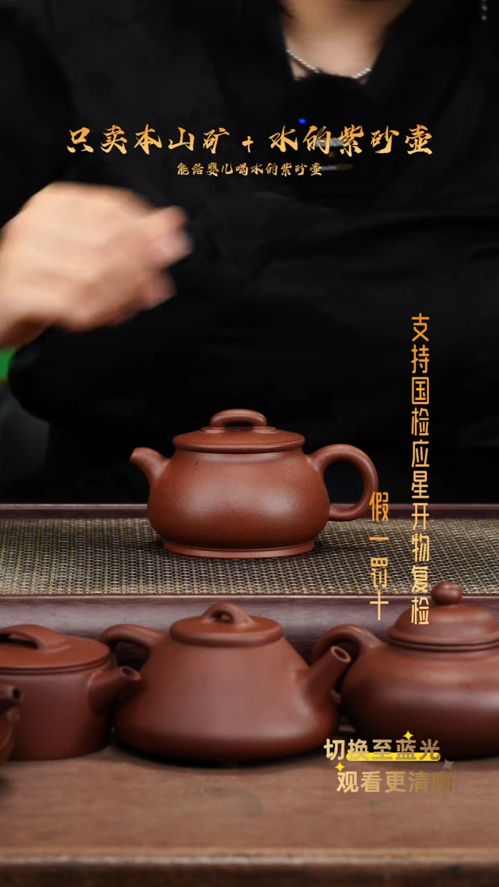 茶壶紫砂地槽青全手儒相壶