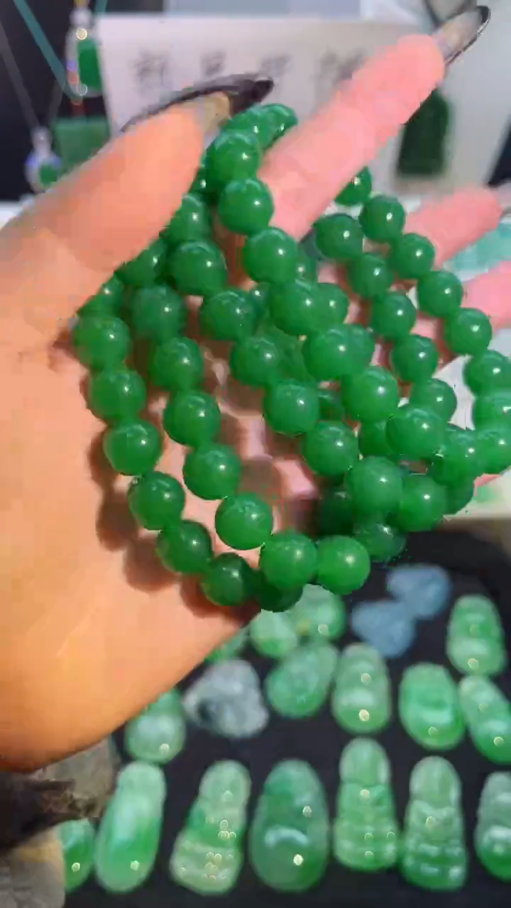 【闪购商品】翡翠手串未镶嵌翡翠手串翡翠天然手串