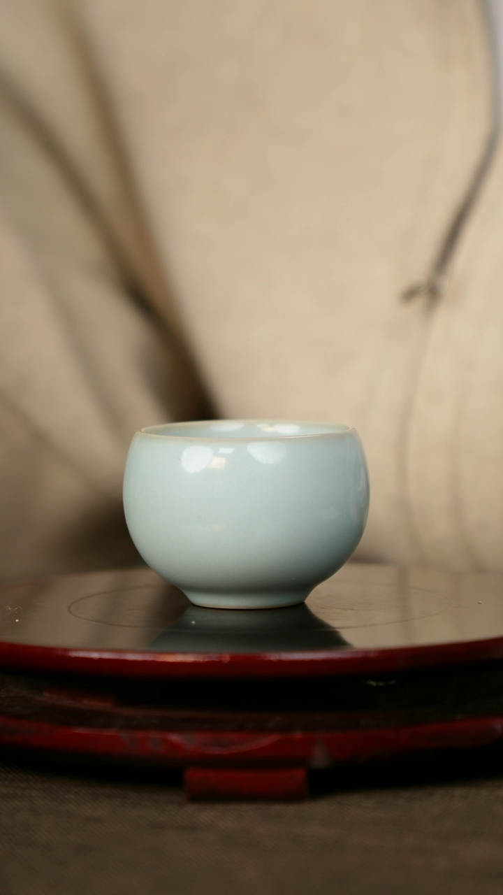 全品 淡天青 小禅定杯