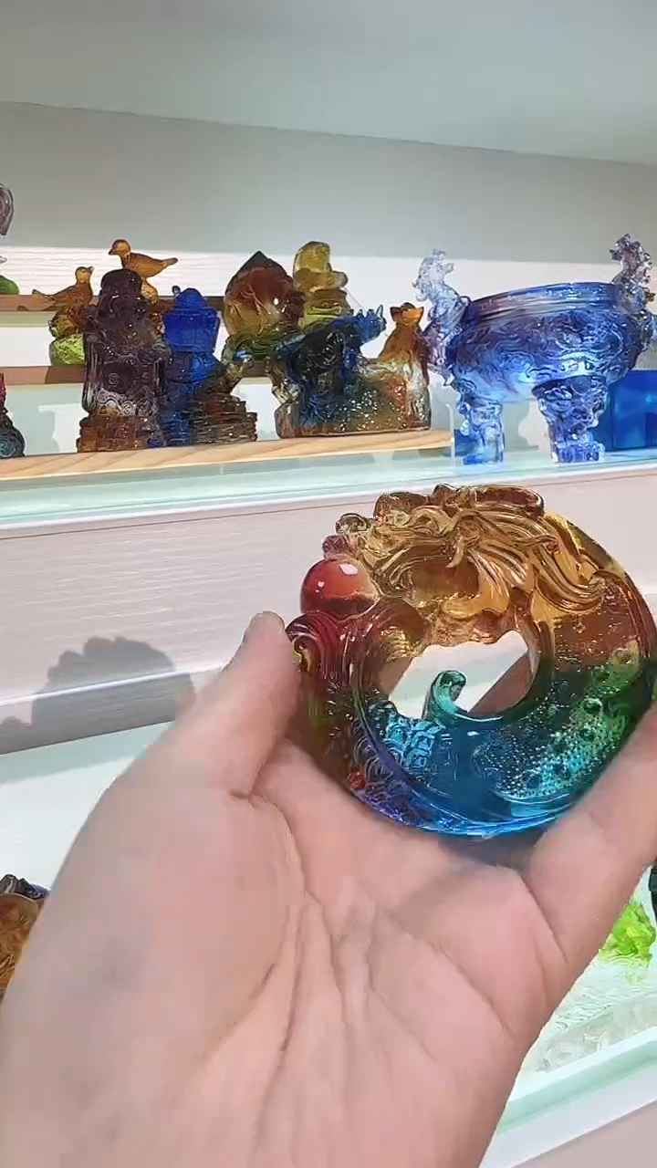 手工艺品琉璃龙鱼