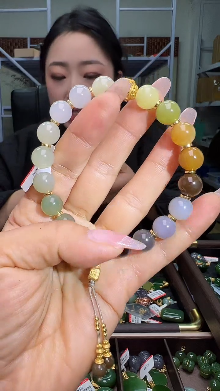 颈饰银S925镶嵌和田玉（多样性发货.发其一)12.18.88