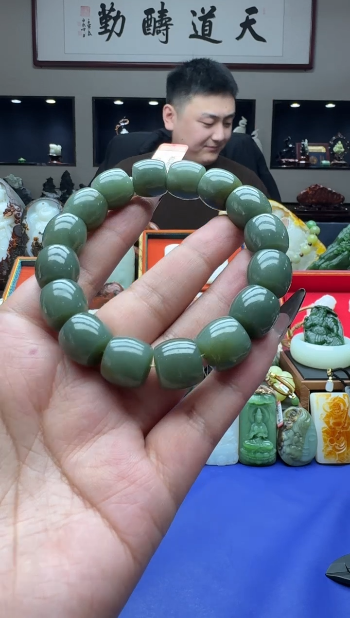 【闪购商品】和田玉手串未镶嵌111111qml14+*