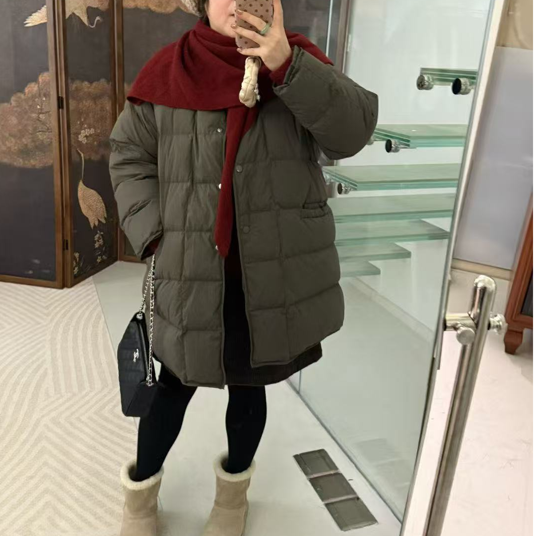 遇见-定制版后背收腰羽绒服