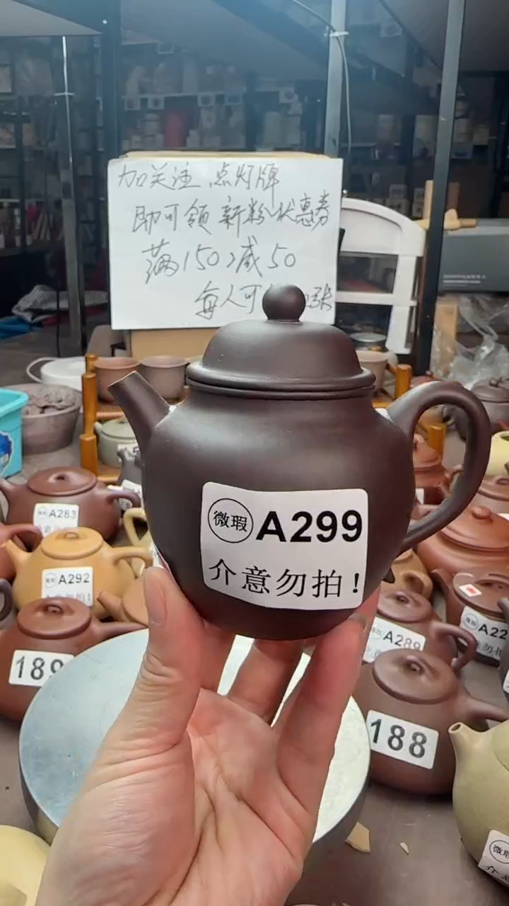 【闪购商品】紫砂茶壶【A299】老紫泥贡珠