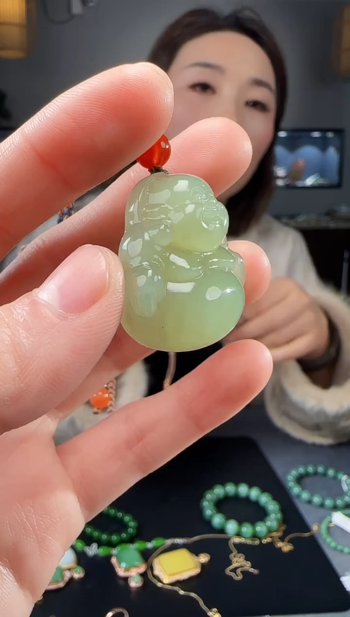 【闪购商品】和田玉吊坠(不含链)未镶嵌1