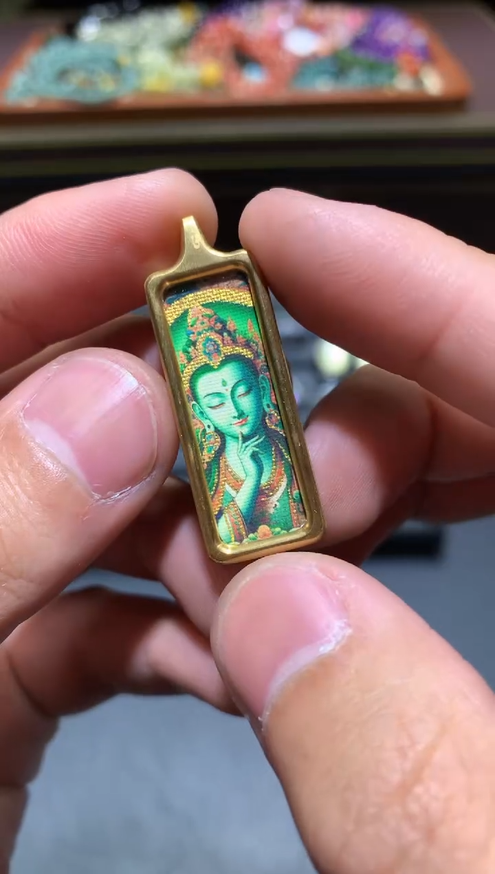 【闪购商品】吊坠K72绿度母【所见即所得】