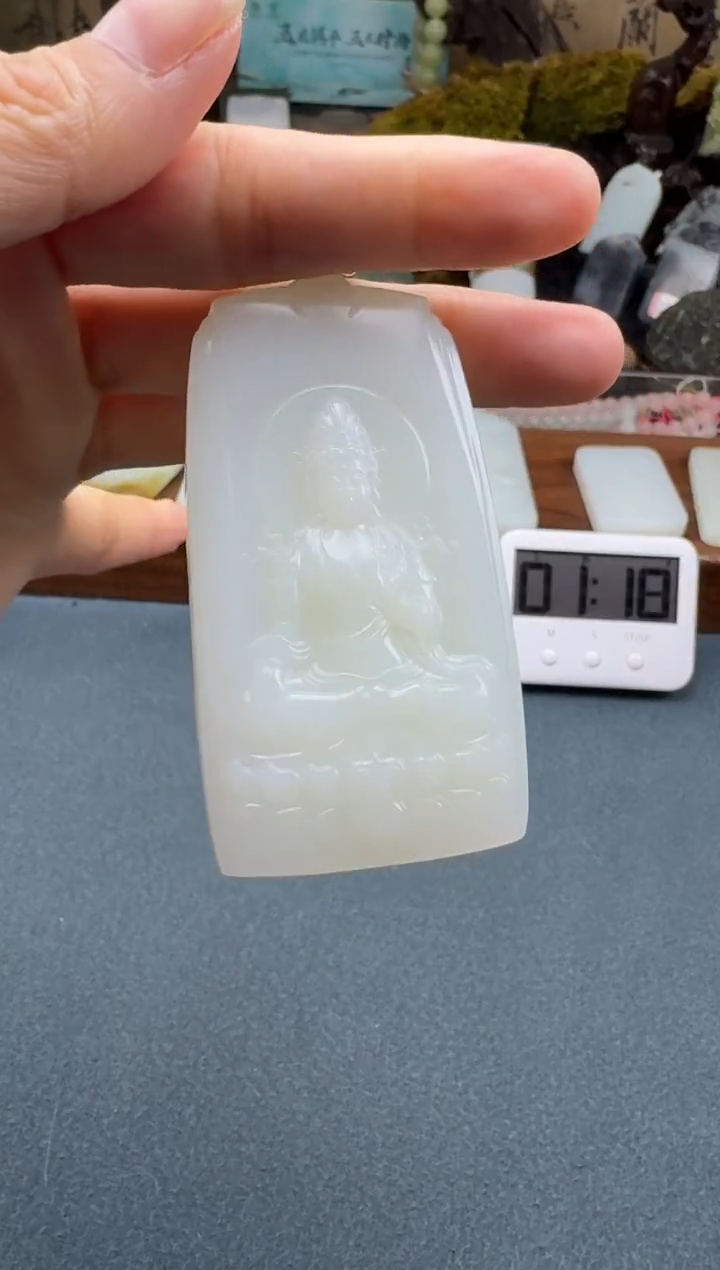 【闪购商品】和田玉颈饰未镶嵌开心