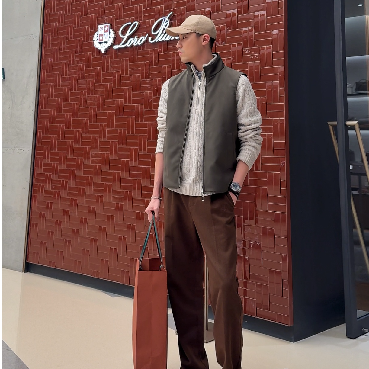 【Apex LongZe】LP25FW新款GOK系列羊毛混纺菱形格双面马甲