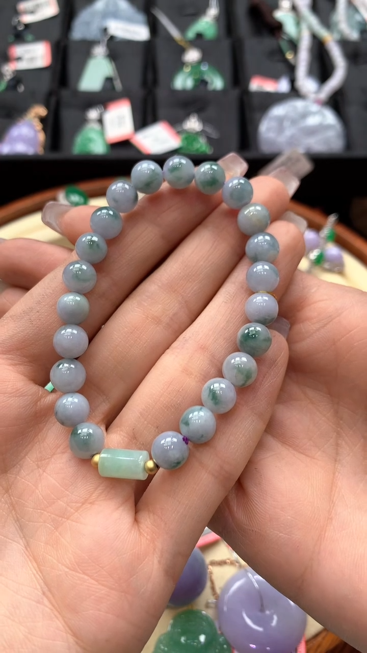 【闪购商品】翡翠手串未镶嵌天然A货翡翠没运费险