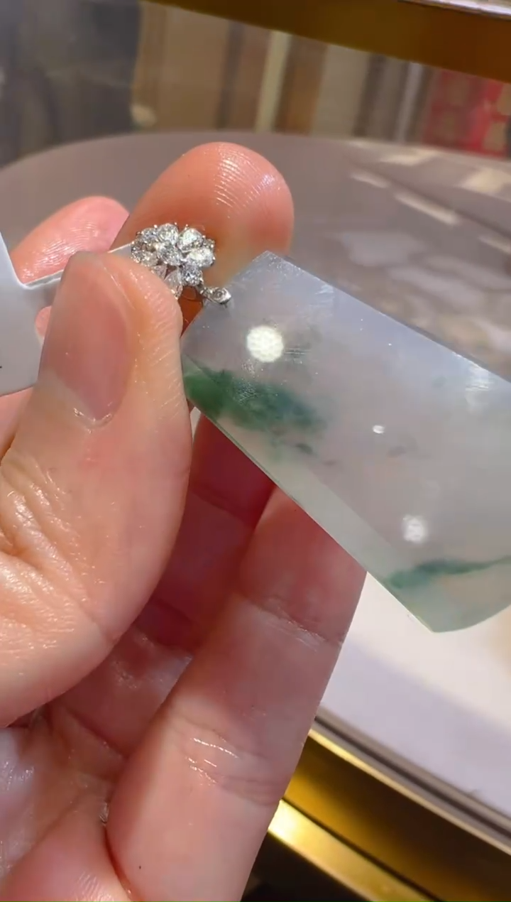 18K金镶嵌定制翡翠多样性团购发一件（不退不换）