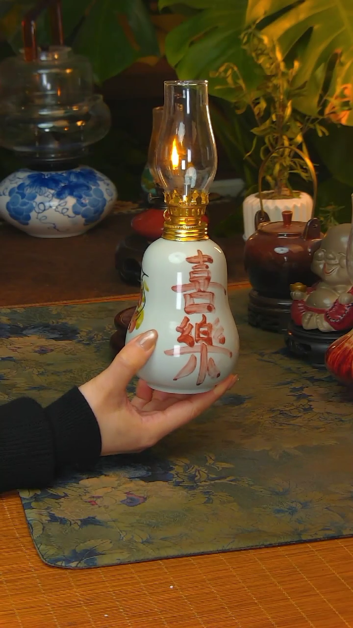 【闪购商品】景德镇陶瓷手工灯摆件