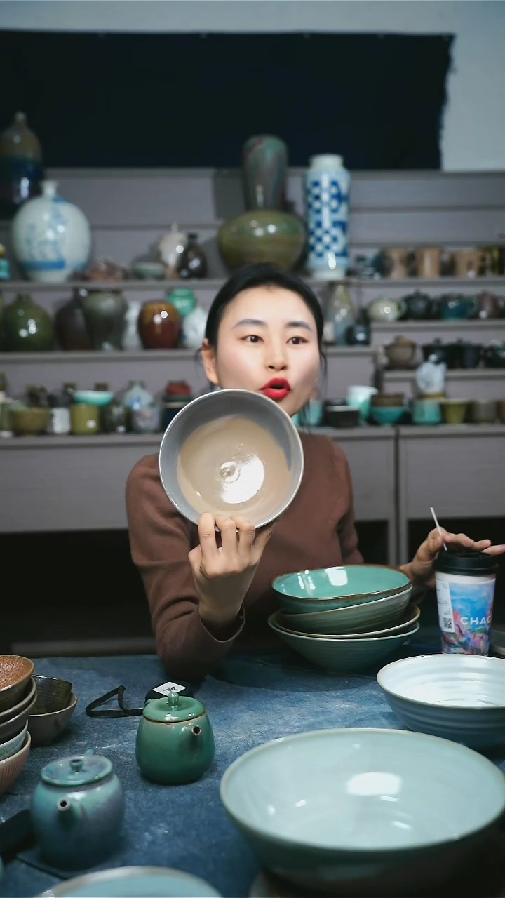 【闪购商品】碗浪鬼柴烧釉绘柴烧杯