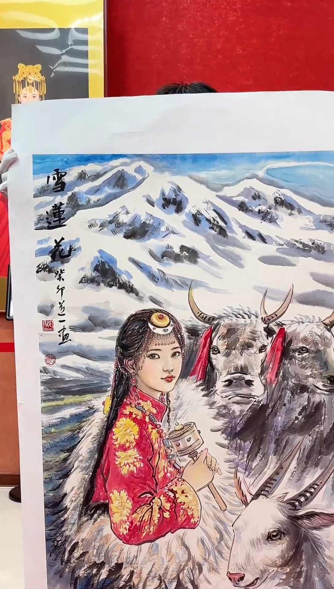 【闪购商品】国画国画道一老师手绘作品D52