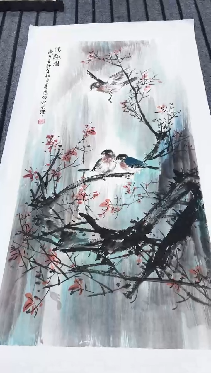 精品国画花鸟作品