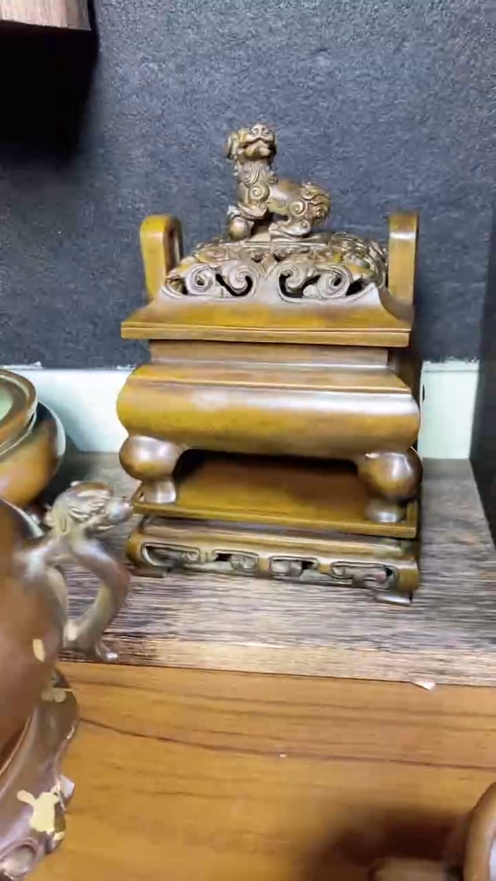 【闪购商品】苏工 普工精品铜 摆件熏香炉/摆件