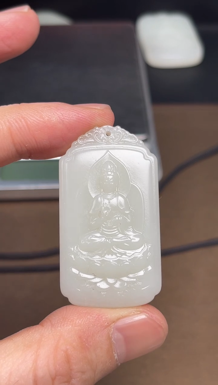 和田玉未镶嵌颈饰48