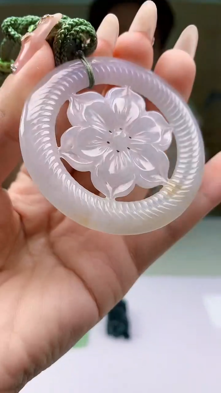 【闪购商品】定制翡翠未镶嵌1502ty-毛货挂件10