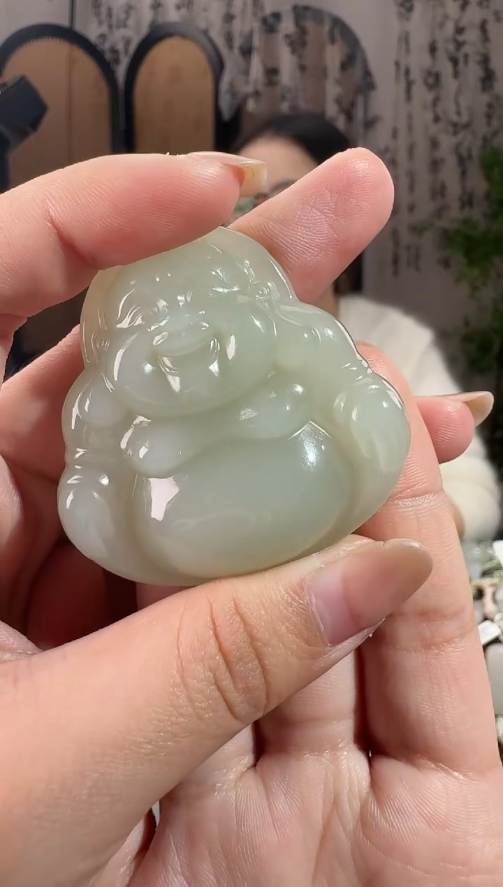 颈饰未镶嵌和田玉50佛公 20