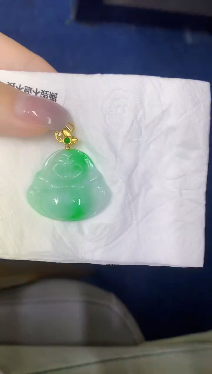 颈饰未镶嵌翡翠缅甸天然翡翠A货