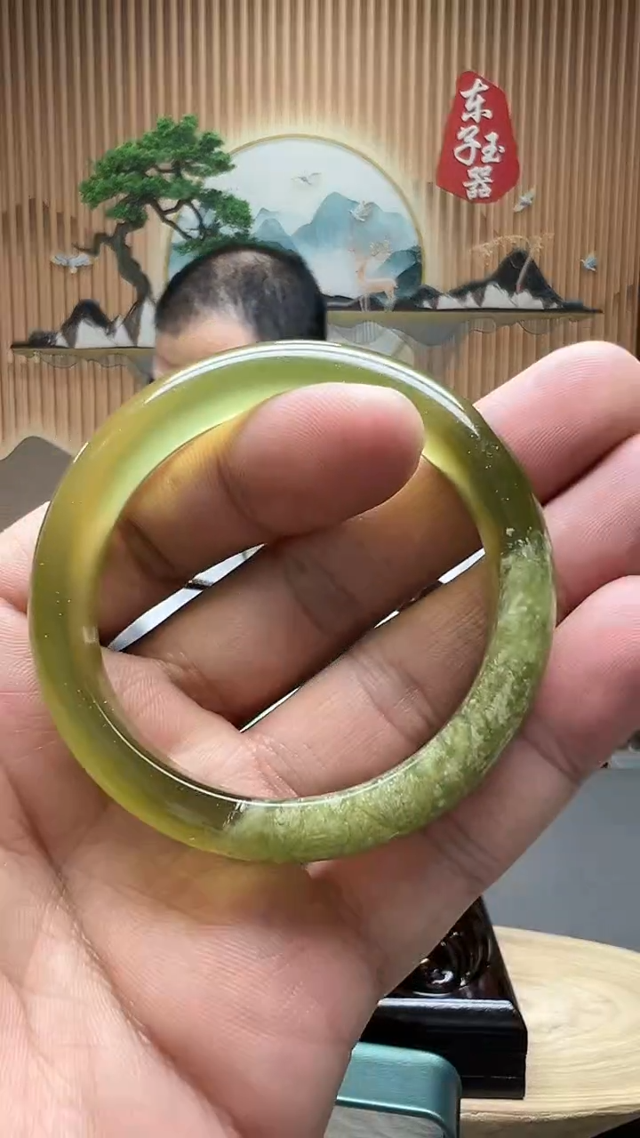 【闪购商品】蛇纹石玉手镯未镶嵌天然玉石手镯高货