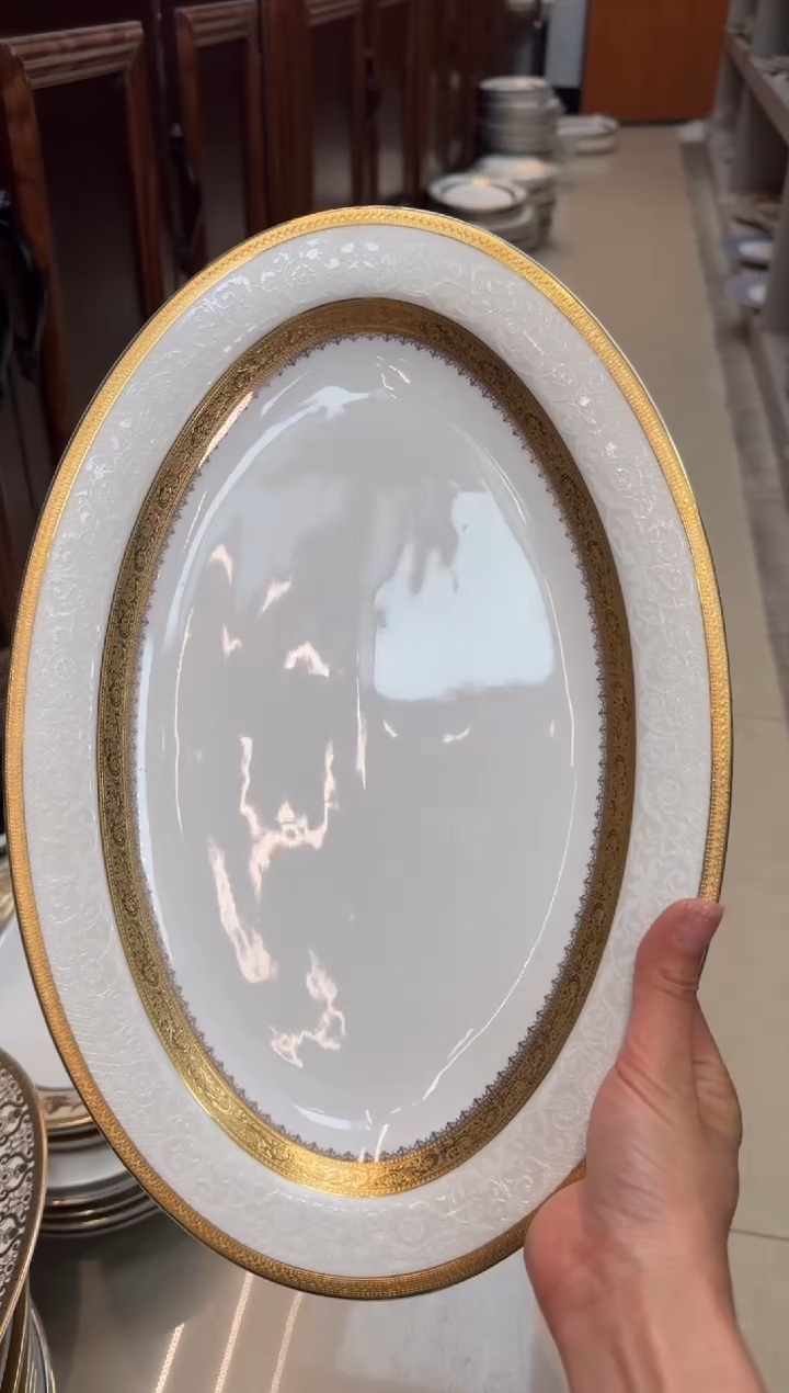 【闪购商品】瓷片14英寸鱼盘福利款