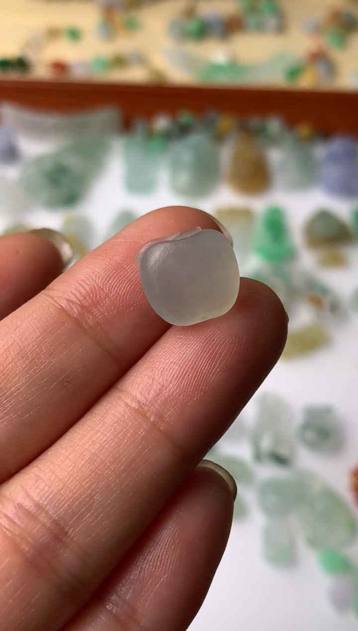 【闪购商品】定制翡翠未镶嵌苹果-380+38
