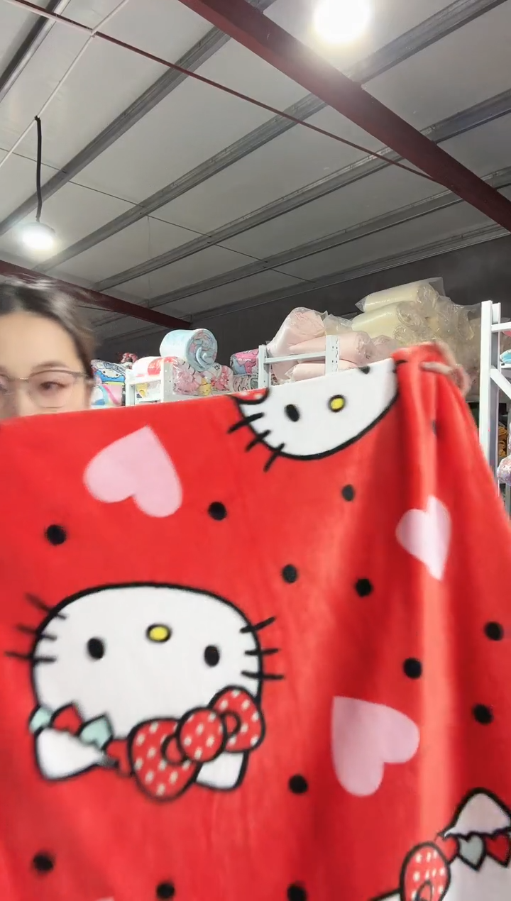 满35包邮  瑕疵150*180左右绒毯子