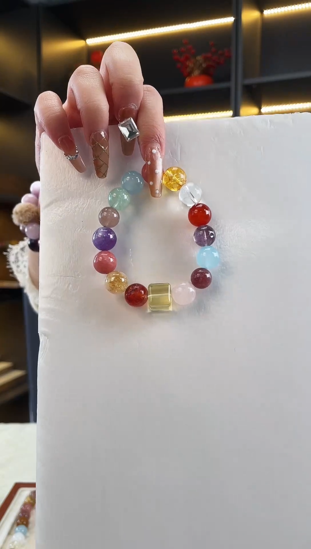 未镶嵌手链水晶汪苏泷同款手串