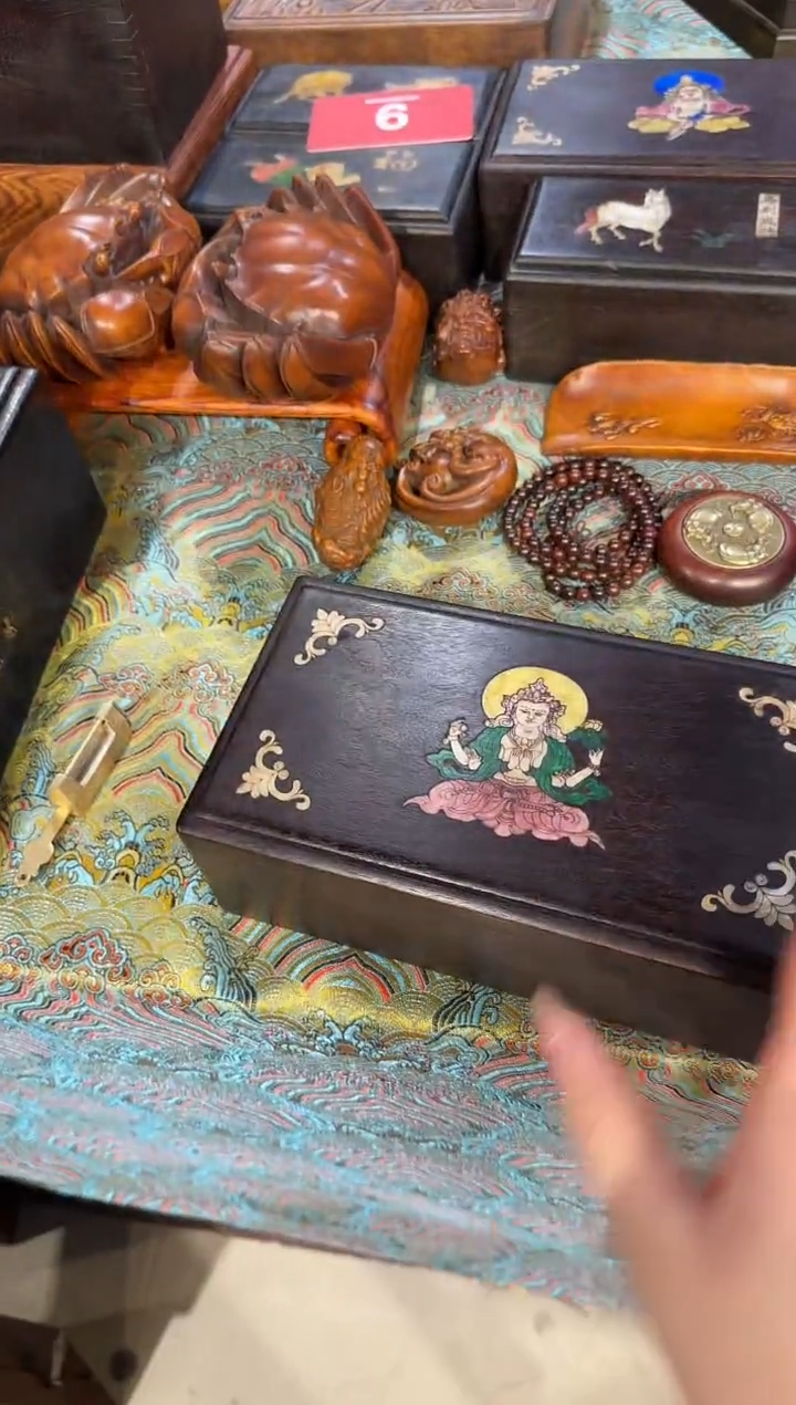 【闪购商品】木木艺紫檀观音机关盒198.8888