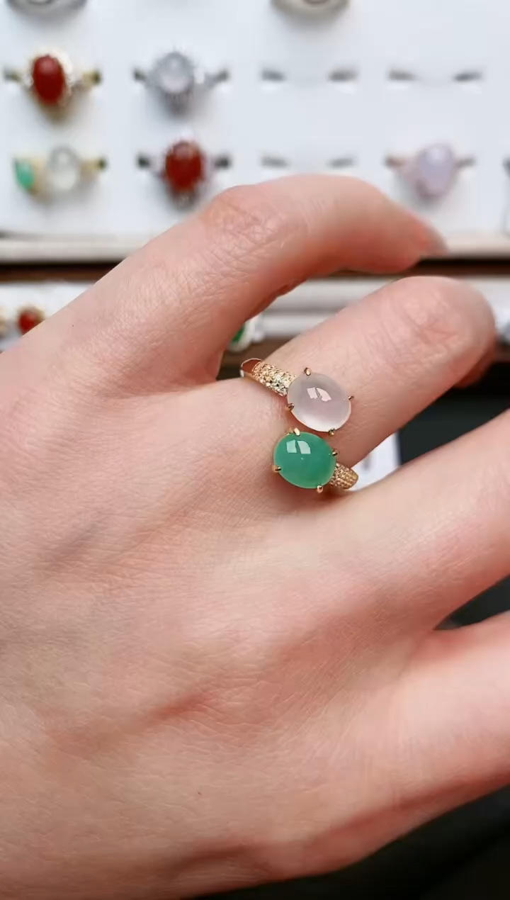 【闪购商品】翡翠戒指银S925镶嵌.....