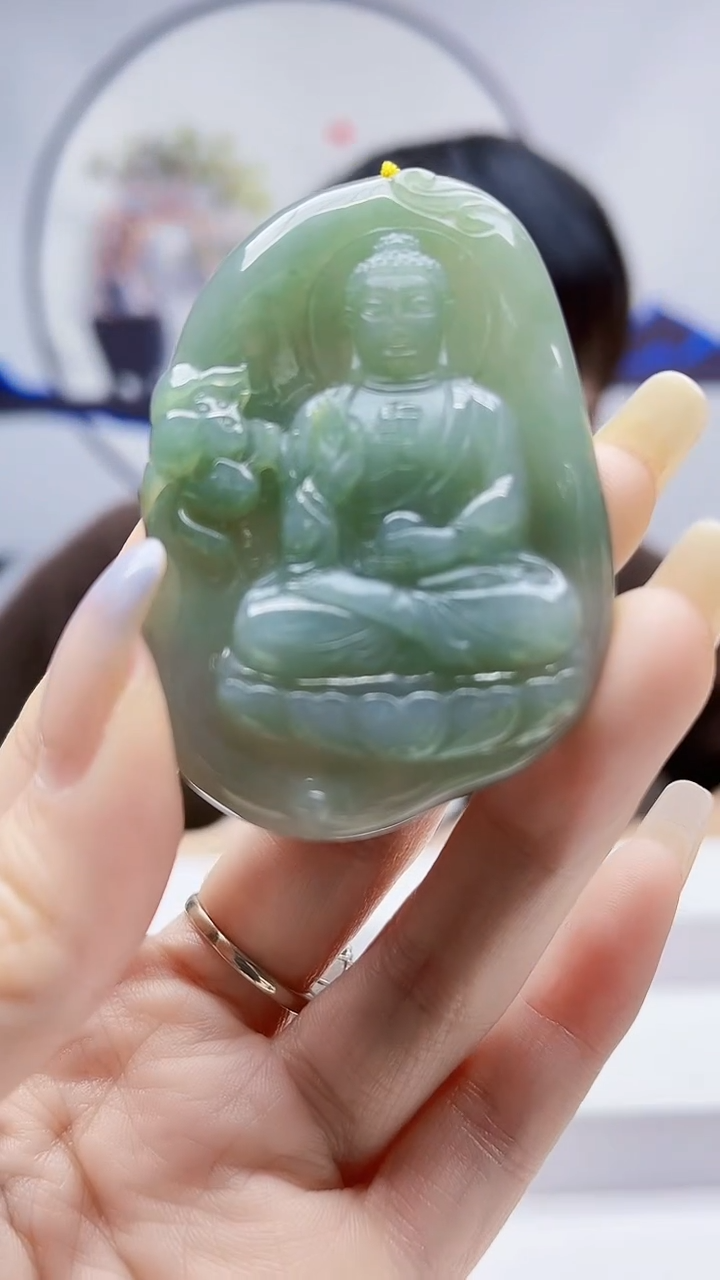 未镶嵌定制翡翠毛货挂件38