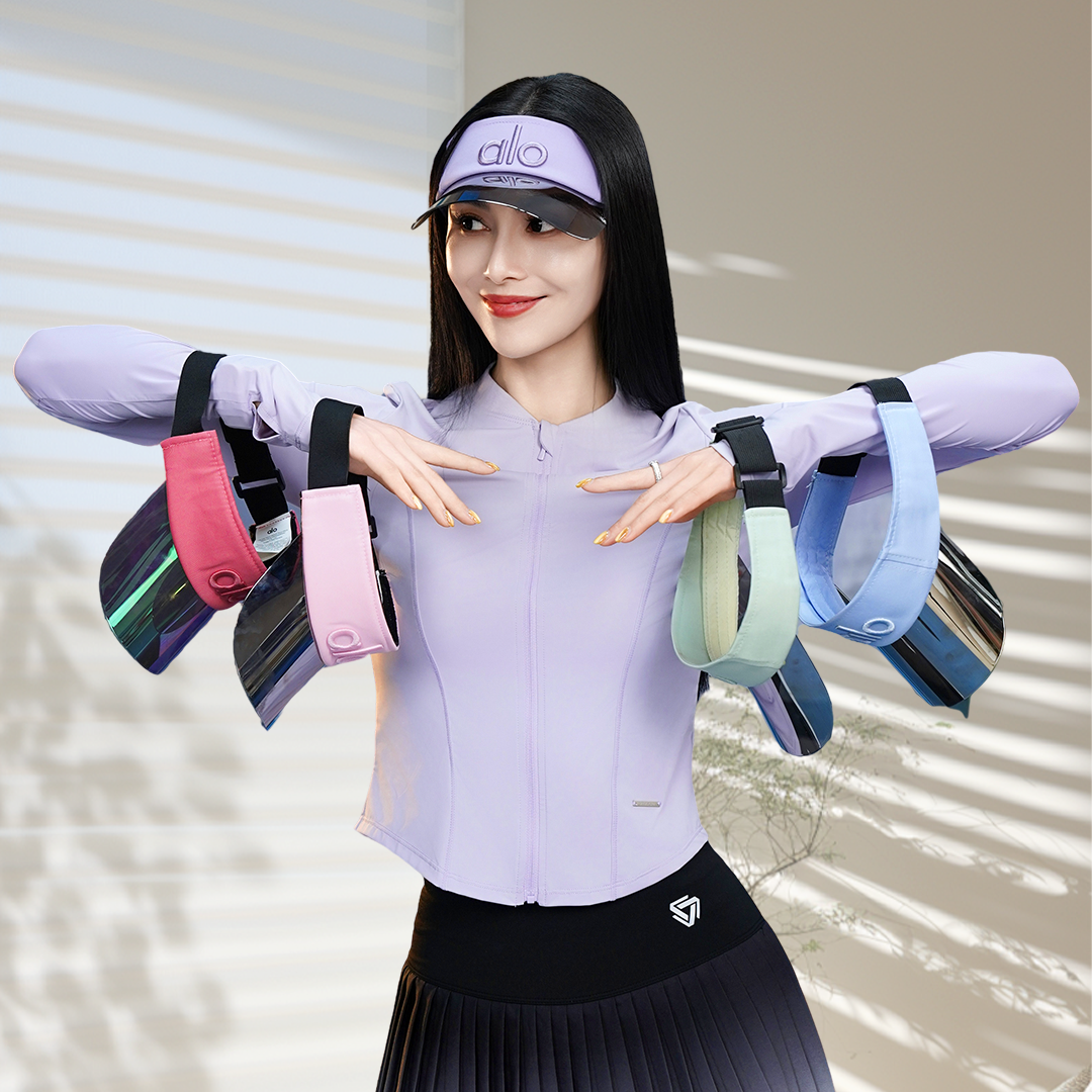 Alo空顶帽网球帽女夏季遮阳帽户外防晒棒球帽运动跑步休闲 UPF50