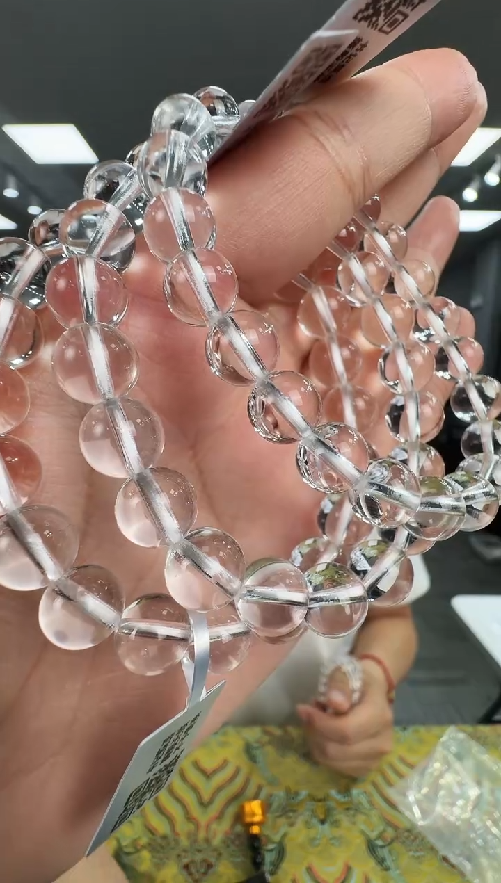 水晶手链未镶嵌6692CK 约9mm多样式发一件