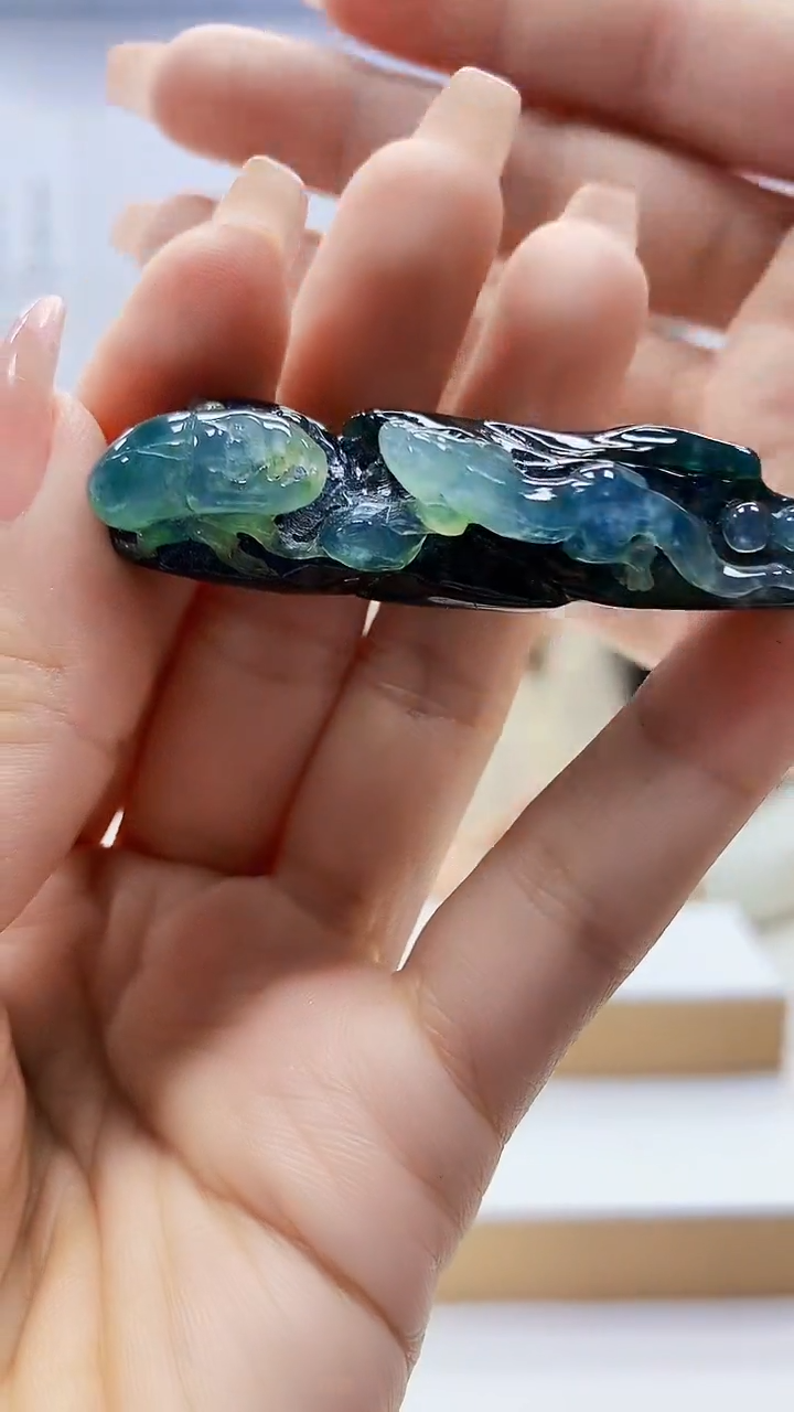 未镶嵌定制翡翠3495ty-毛货挂件10